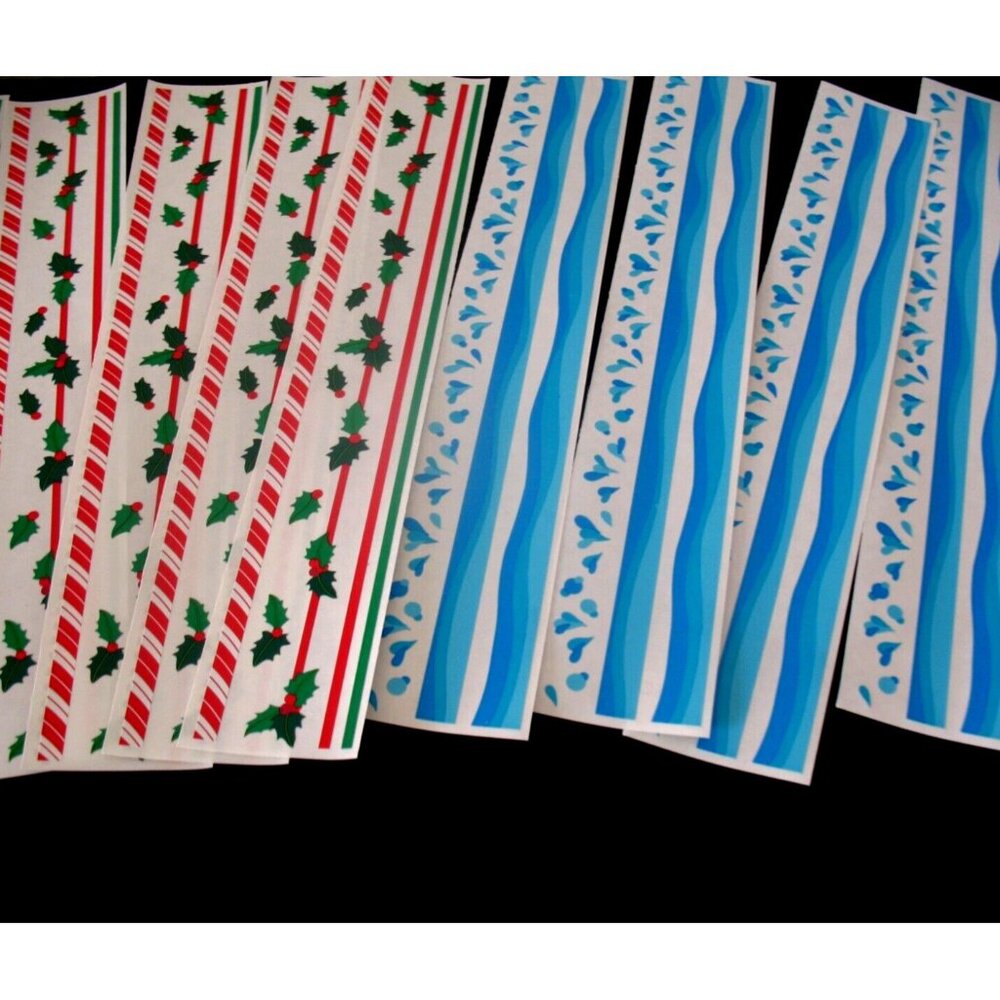 Mrs. Grossman's  Stickers 8 Strips "Christmas & Water" Accent Stickers